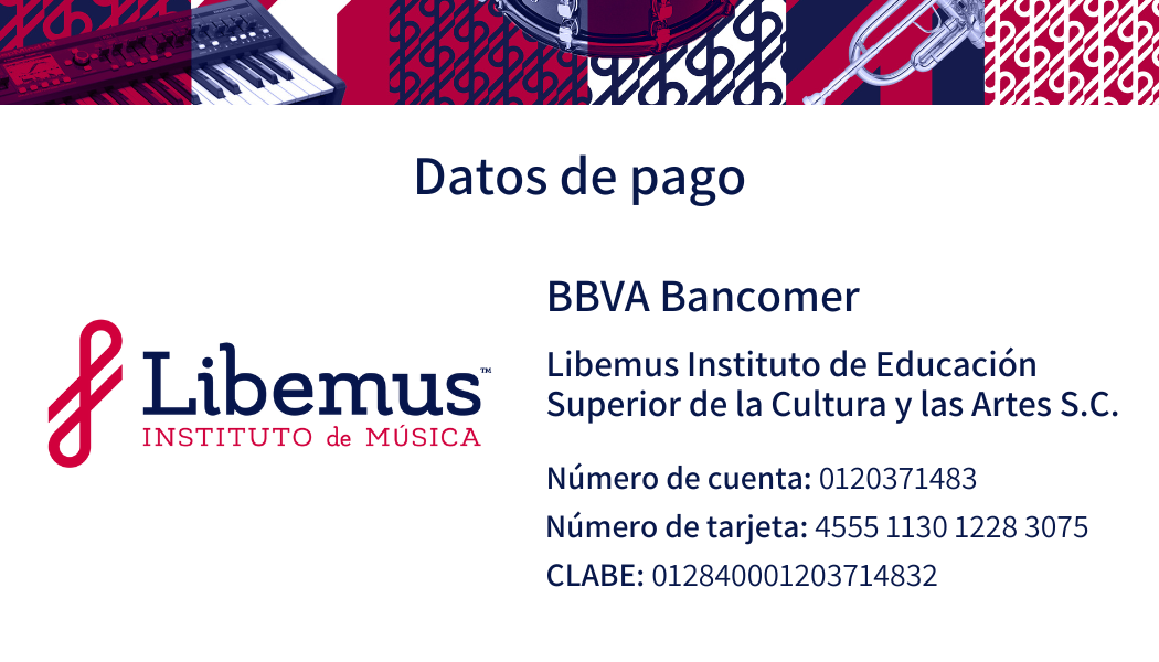 Datos de pago Libemus